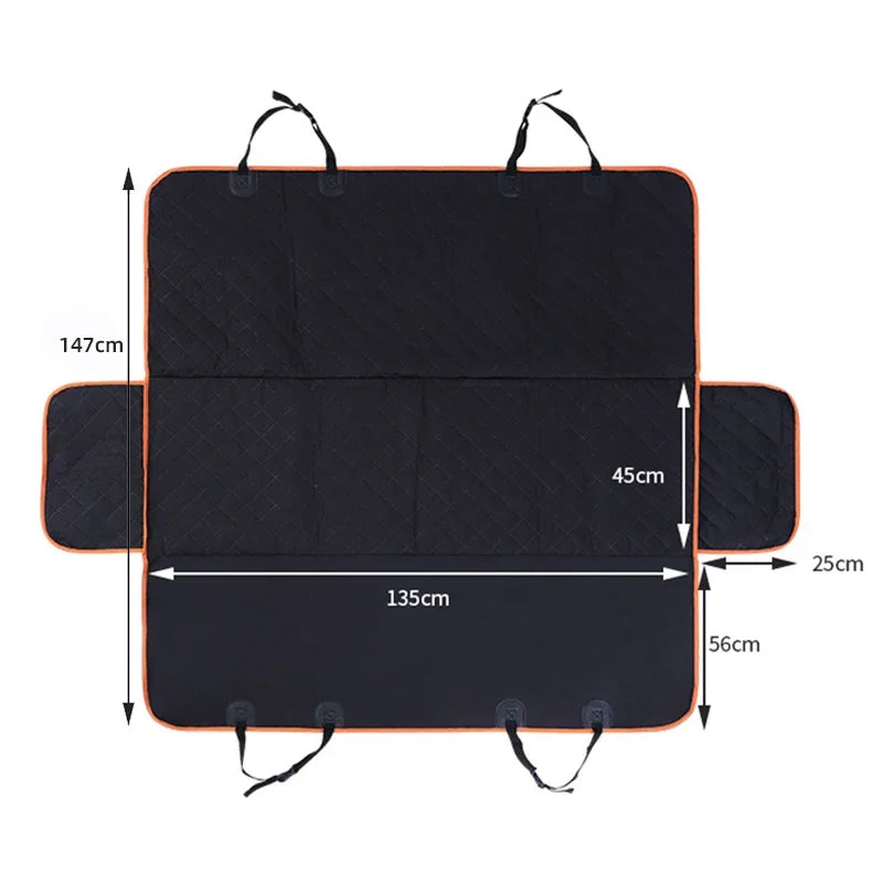 Dog Car Seat Cover Waterproof Pet Travel Carrier Hammock Rear Back Protector Mat Safety For Dogs Pad