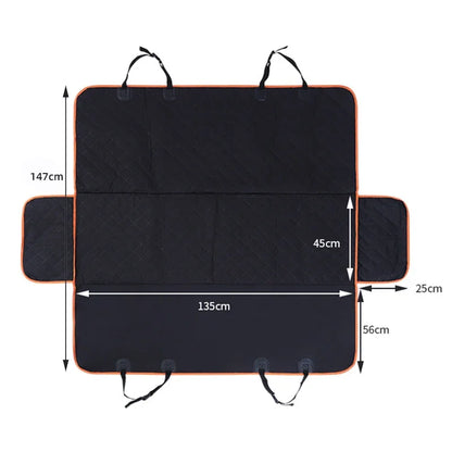 Dog Car Seat Cover Waterproof Pet Travel Carrier Hammock Rear Back Protector Mat Safety For Dogs Pad