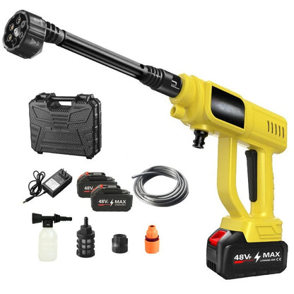 Cordless High Pressure Car Washer, High Power Rechargeable Water Gun for Vehicle Cleaning