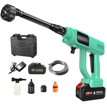 Cordless High Pressure Car Washer, High Power Rechargeable Water Gun for Vehicle Cleaning