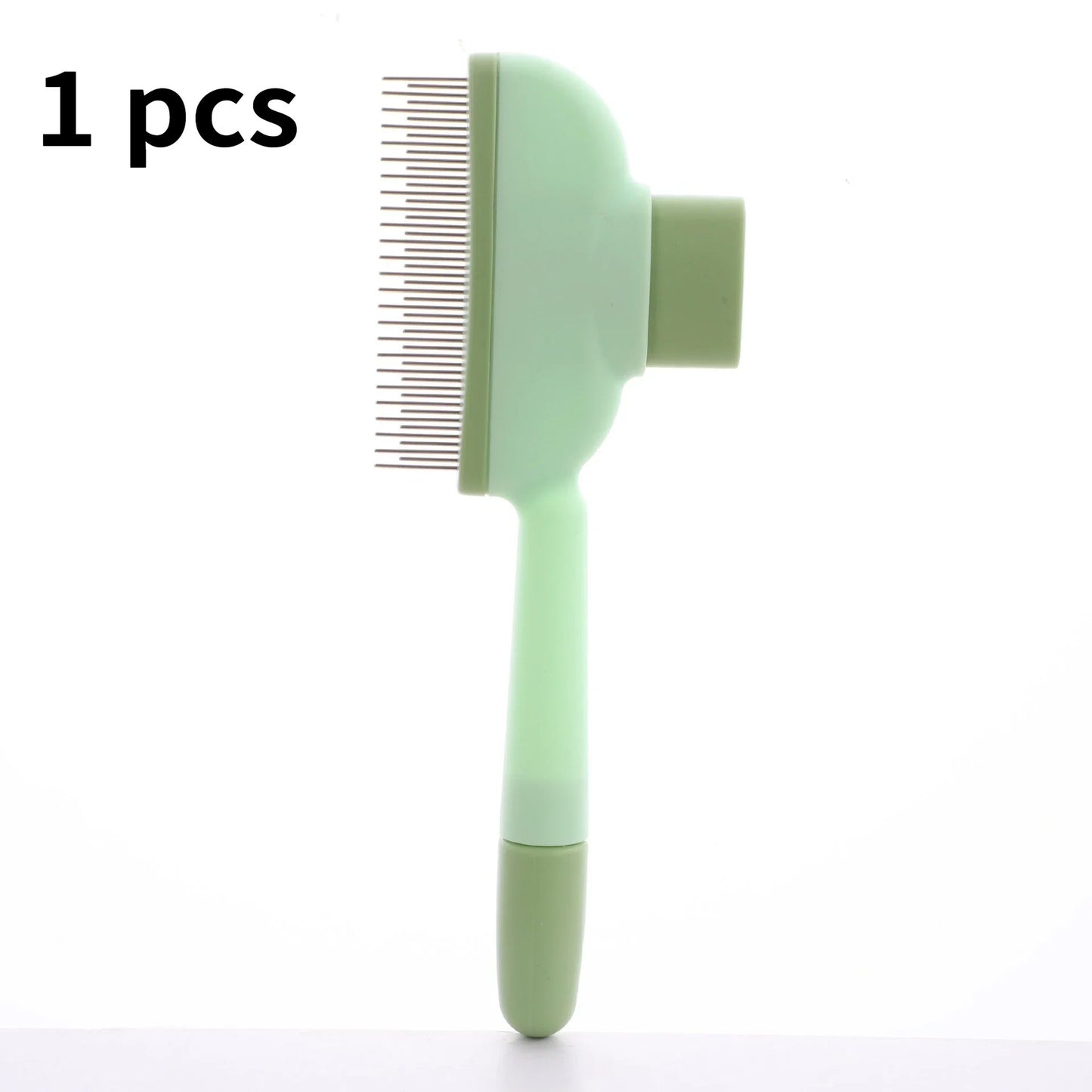Pet Grooming Slicker Brush Self-Cleaning One-Key Hair Removal Comb for Cats Dogs Massage and Shedding Control